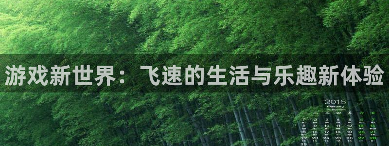奇亿娱乐：游戏新世界：飞速的生活与乐趣新体验